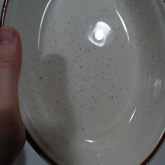 Syracuse China Speckled Brown Oval Au Gratin Dish Vintage 12-C - Picture 4 of 11
